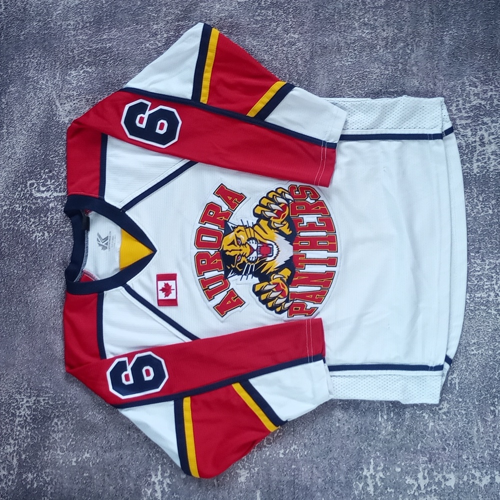 Aurora Panthers #66 Hartman Hockey Jersey